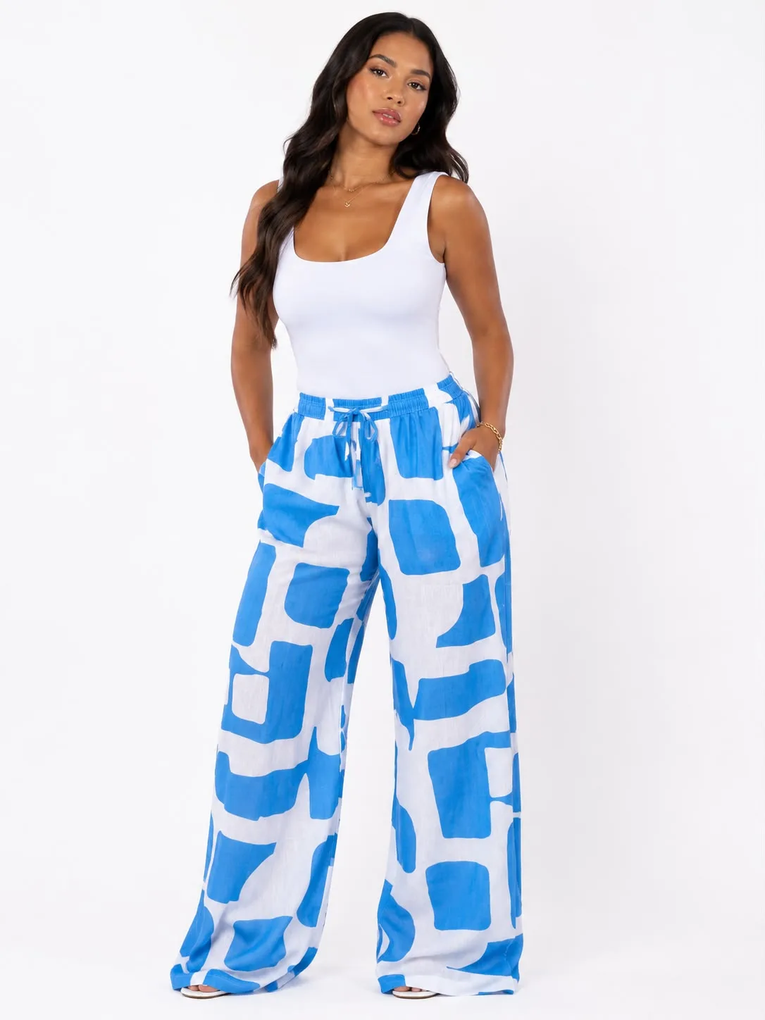 Calça de Viscolinho c/ Forro