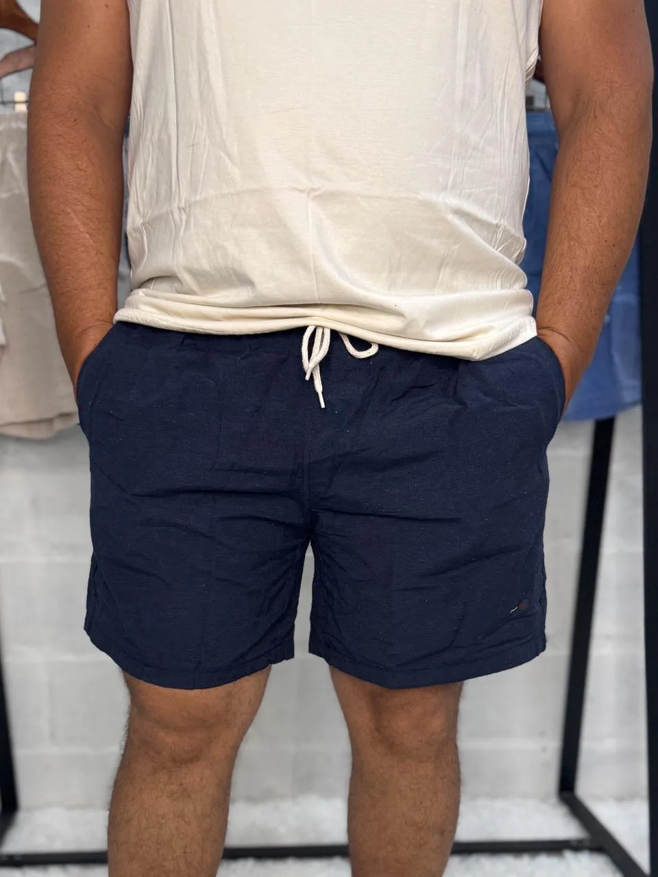 Short de Linho Plus Size