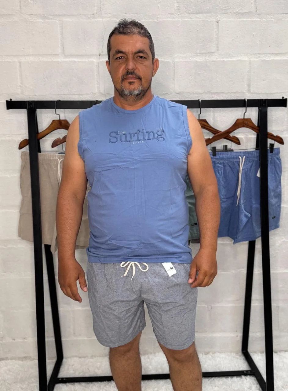 Short de Linho Plus Size