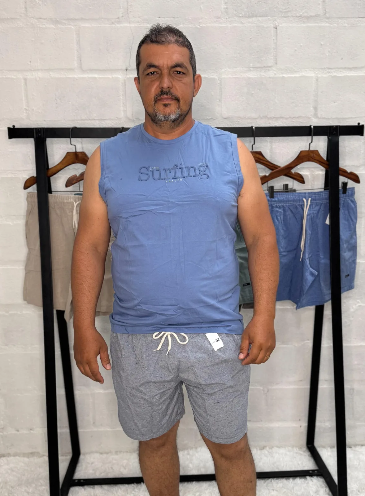 Short de Linho Plus Size