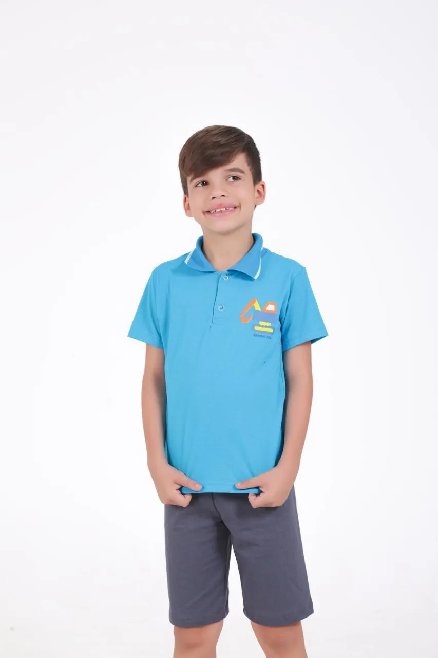 Conjunto de Gola Polo & Padre