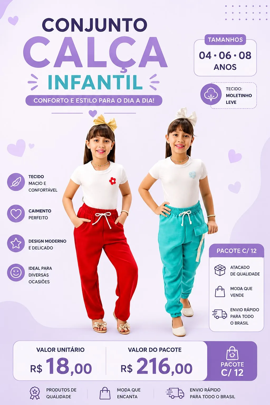 Conjunto Calça Linho
