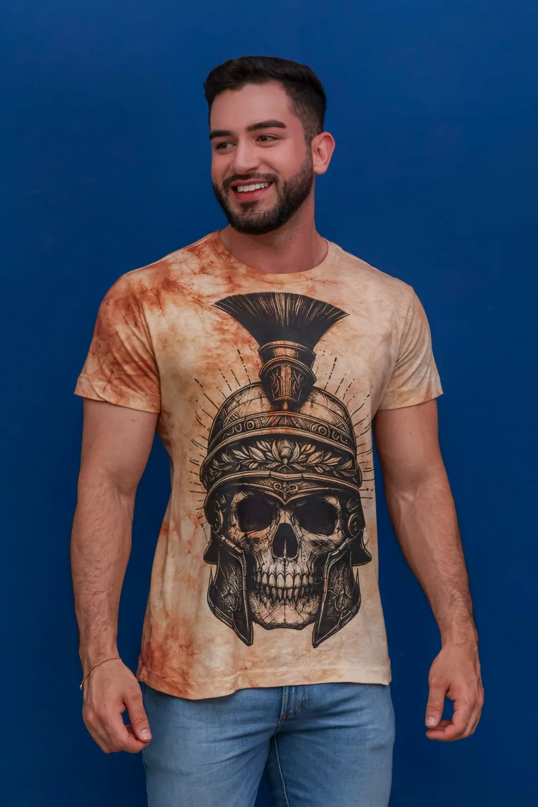 Camisa Algodão Fio 30 no Tie Dye