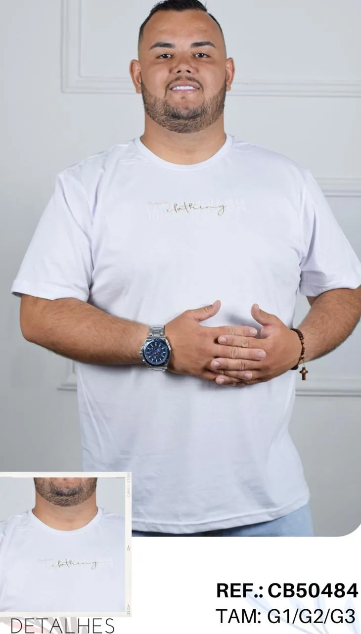 Careca Plus Size Algodão Menegotti