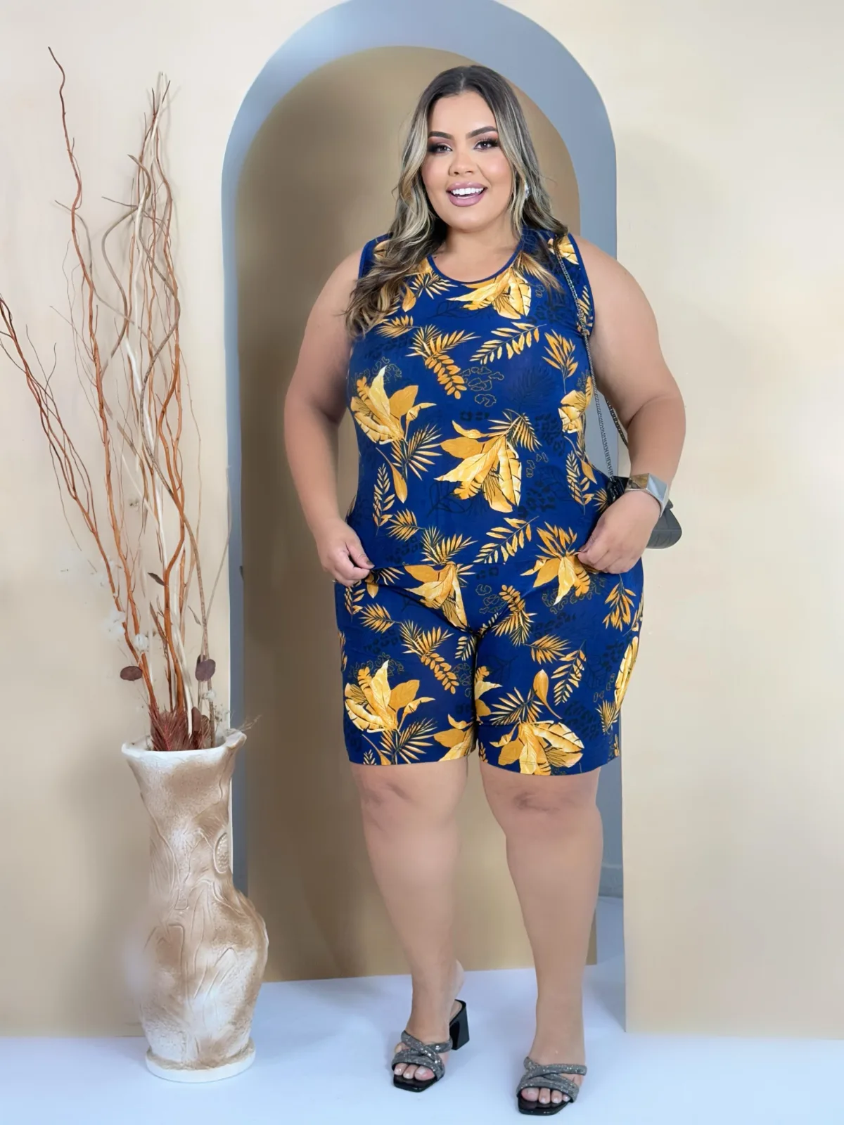 Conjunto Plus Size de Liganete