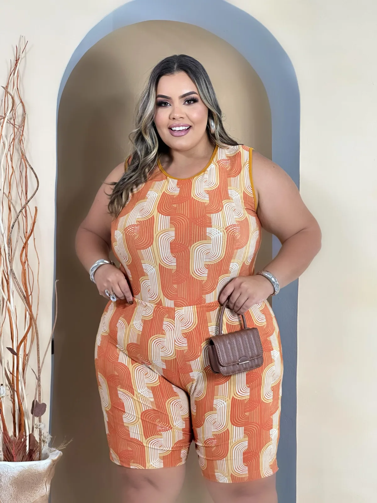 Conjunto Plus Size de Liganete