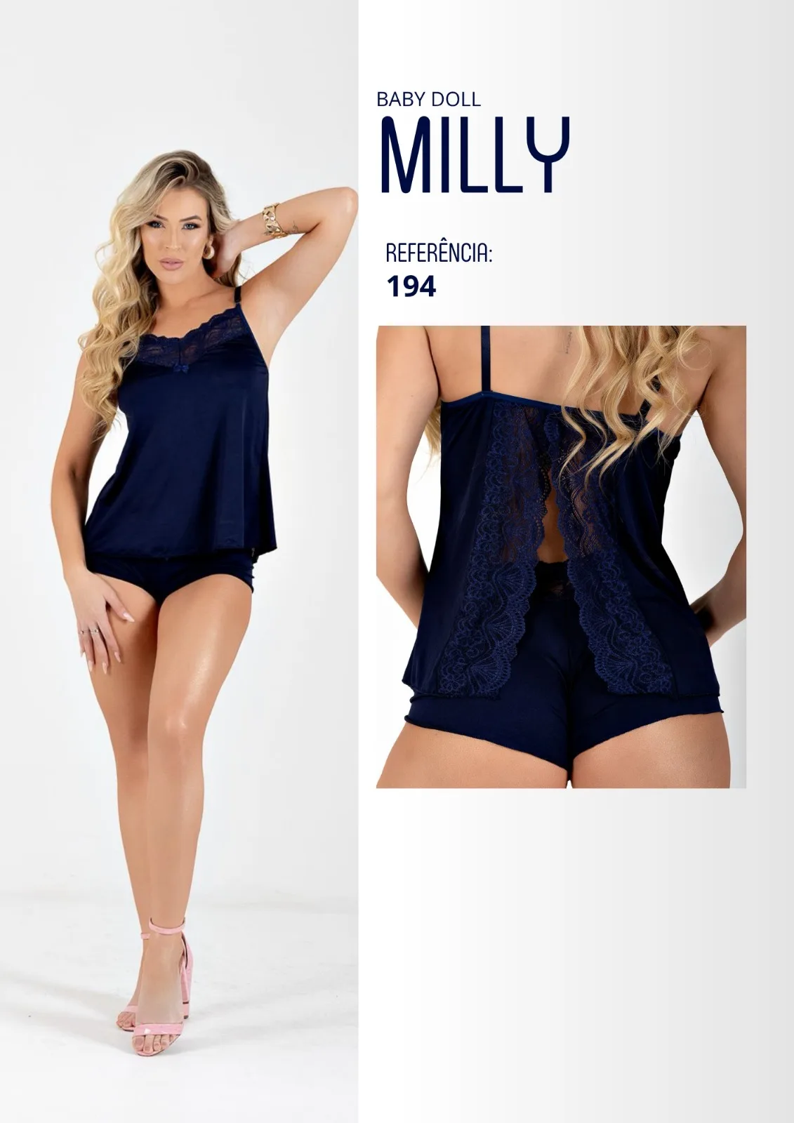 Baby Doll Feminino de Microfibra