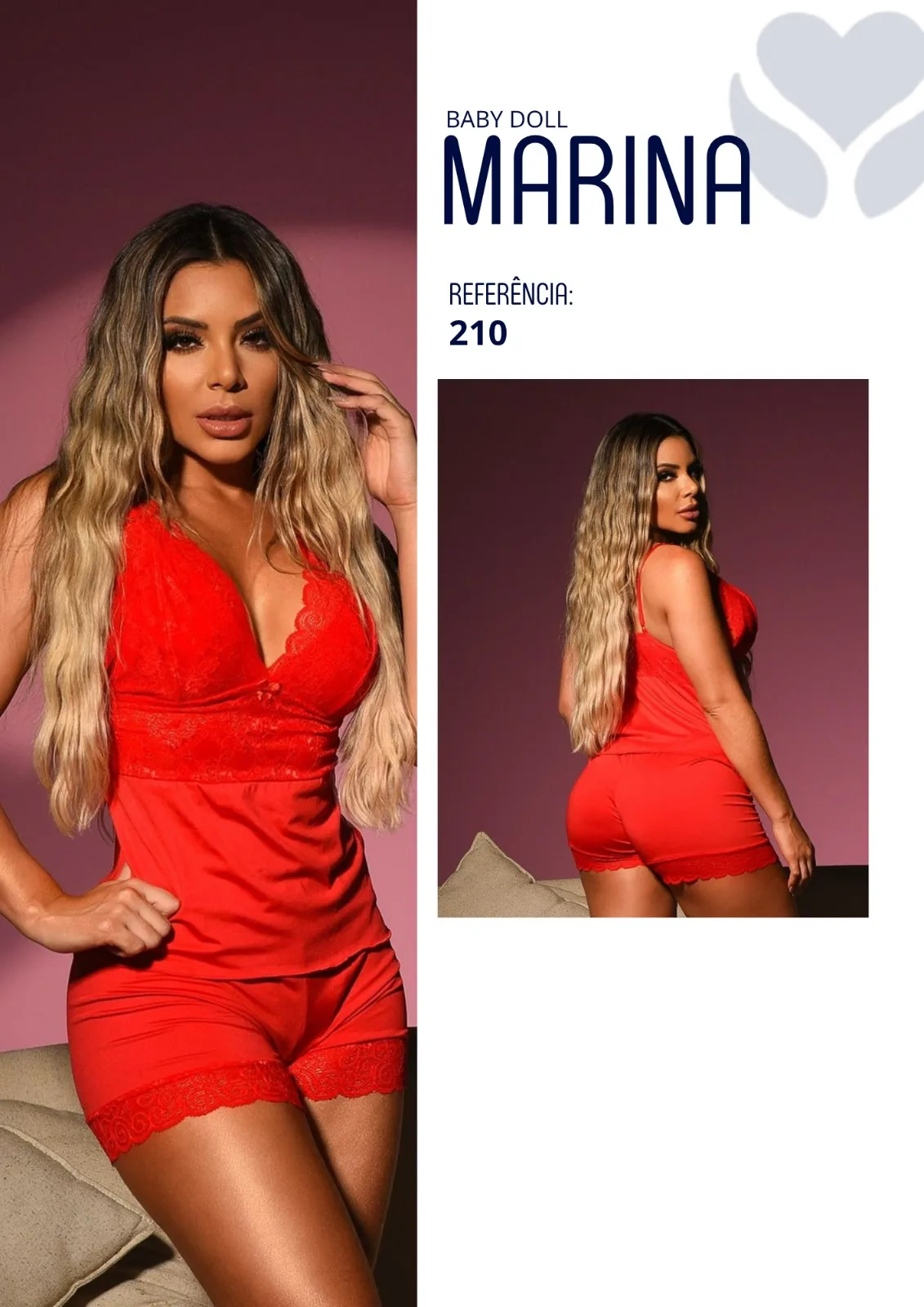 Baby Doll Feminino de Microfibra