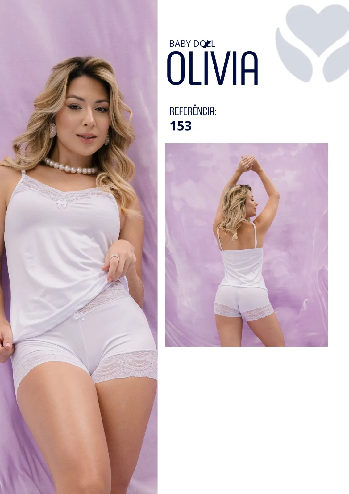 Baby Doll Feminino de Microfibra