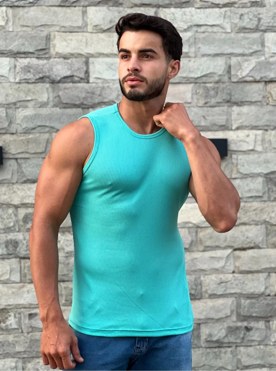Machão Adulto Suede Canelado