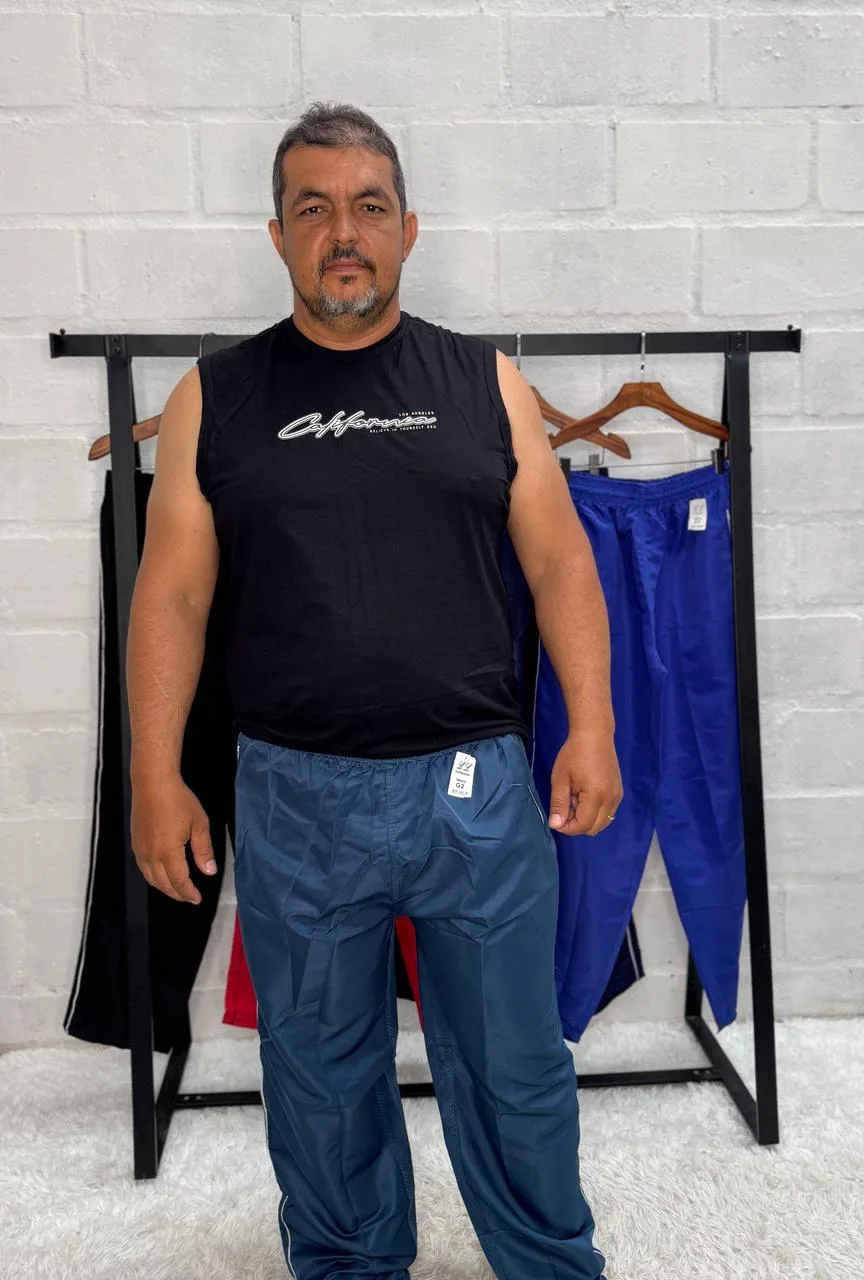 Calça Plus Size Tactel Grosso