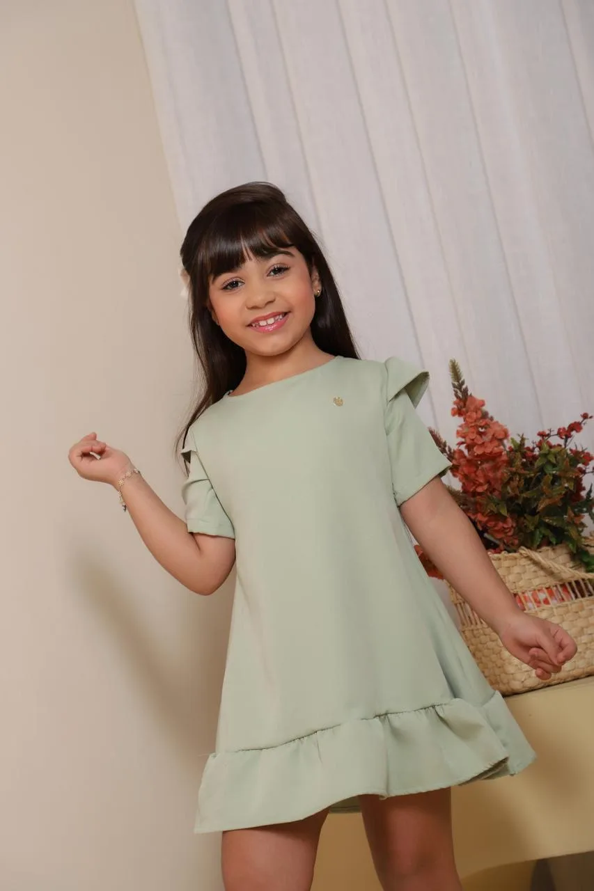 Vestido Manga Dupla