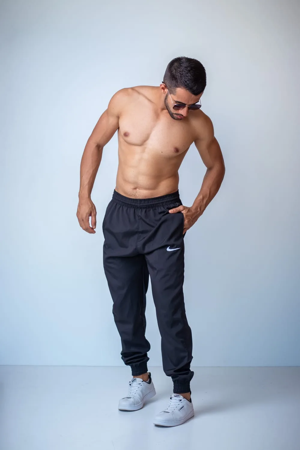 Calça Masculina Jogger de Tactel c/ Elastano