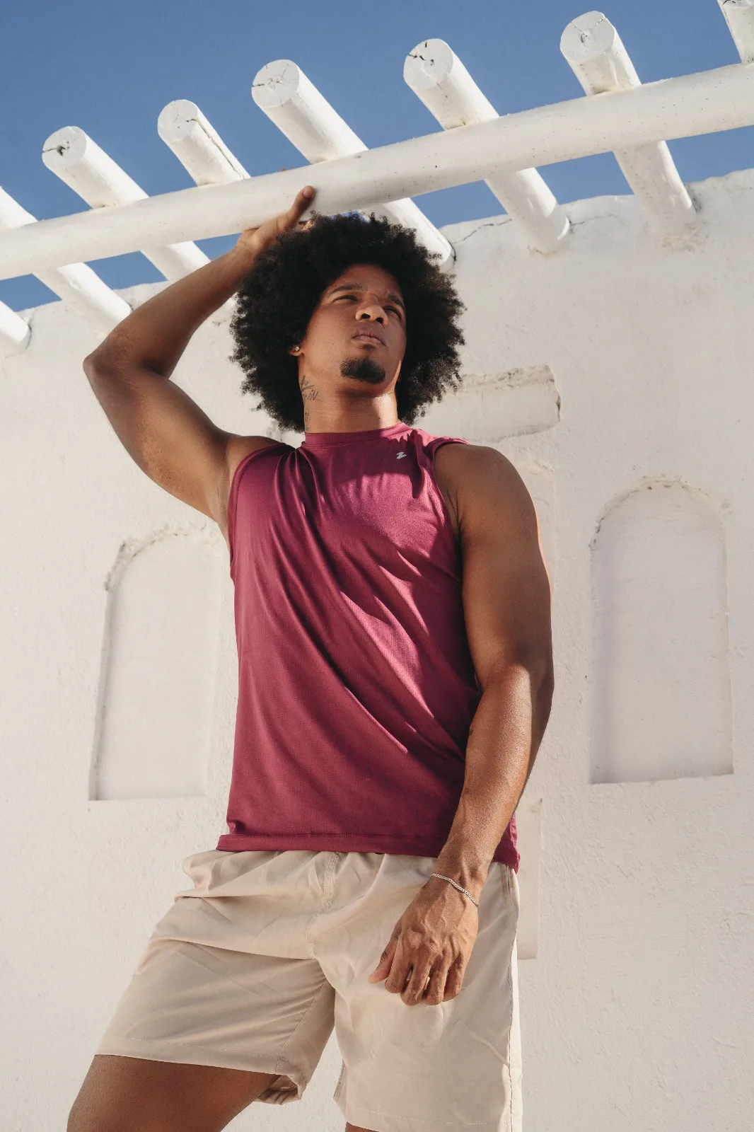 Machão Masculina de Poliamida