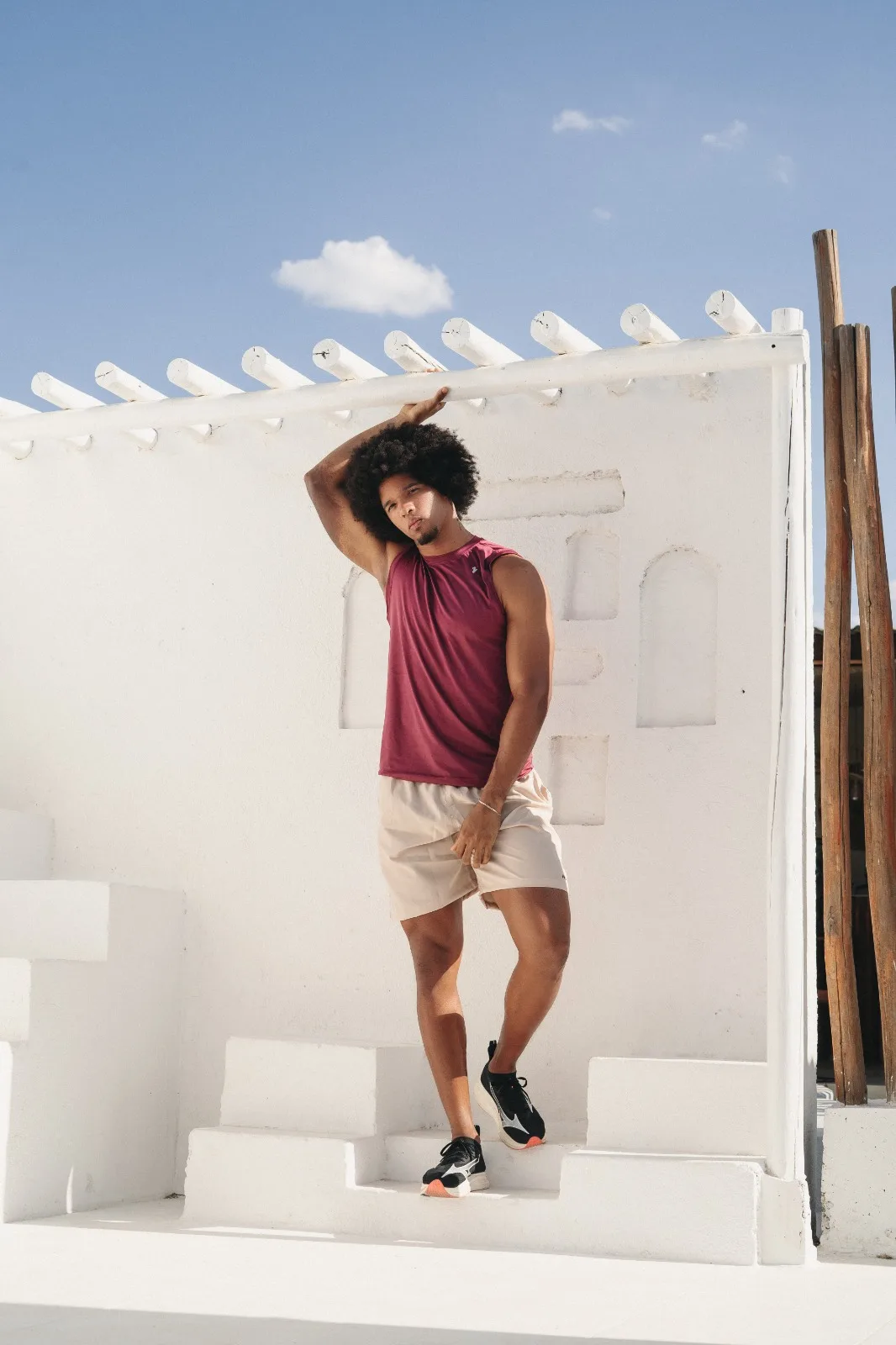 Machão Masculina de Poliamida